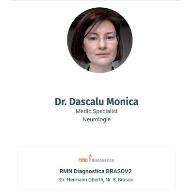 Невролог Dr. Dascalu Monica