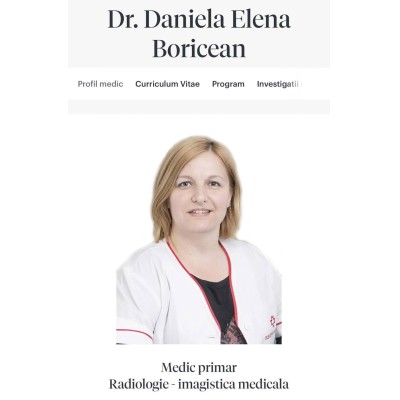 Радиолог УЗИ Dr. Daniela Elena Boricean
